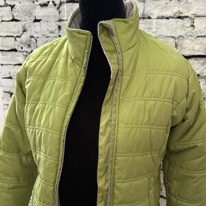 L.L. Bean Lime Quilted Jacket